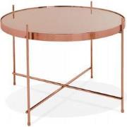 KOLOS salontafel 63x63x40 cm Koper