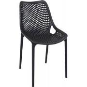 Moderne stoel BLOW 50x60x82 cm Zwart