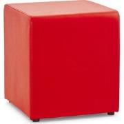 CUBE Poef 41x41x41 cm Rood