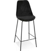 Halfhoge snackkruk SPARK 49x45x105 cm Zwart