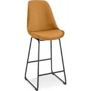 BULLY halfhoge snackkruk 48x55x109 cm Mosterd
