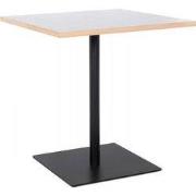 FUSION vierkante tafel 80x80x755 cm Wit