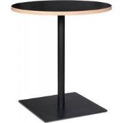 FUSION ronde tafel 80x80x755 cm Zwart