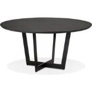 LULU ronde eettafel 120x120x75 cm Zwart