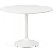 ORLANDO bureautafel 120x120x77 cm Wit
