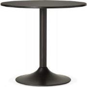 Kleine kantoortafel ATLANTA 90x90x77 cm Zwart