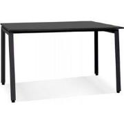 AMADEUS vergadertafel 140x140x745 cm Zwart