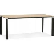 Design vergader-/eettafel 'XLINE' 200 in natuurlijke afwerking hout en...