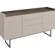 Meubella - Dressoir Linq - Beige - 166 cm