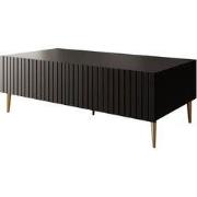 Meubella - Salontafel King - Mat Zwart - 120 cm