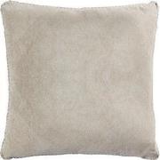 PTMD Sierkussen Suky - 60x8x60 cm - Suede - Taupe