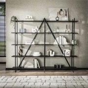 Hoyz Collection - Wandrek 220cm XL 5 Laags Piega - Grijs