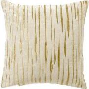 Dutch Decor CONNOR - kussenhoes 45x45 cm - subtiel goudaccent - Snow W...