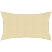 Kopu® Schaduwdoek Rechthoek 280 gram Waterdoorlatend 2x4 m - Creme