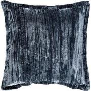 PTMD Senny Sierkussen - 45x3x45 cm - Fluweel - Blauw