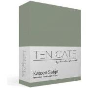 Ten Cate 100% Katoensatijnen Hoeslaken - 180x200 - Groen
