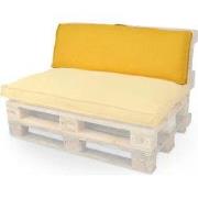 Palletkussen Luana 40x120 cm yellow gold