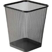 Decopatent® Design Vierkant Prullenbak voor Kantoor - Papierbak - Mesh...