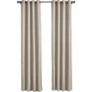 Larson - Luxe effen blackout gordijn - met ringen - 3m x 2.5m - Beige