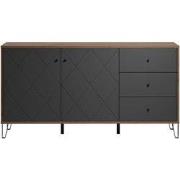 Buffet met 2 deuren en 3 laden L183 cm - Montez