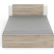 Bed van 140x190/200 cm met 2 laden en 2 vakken - L144,7 cm