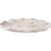 Present Time - Dienblad Waved Oval Small - Bruin