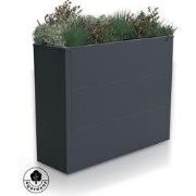 4gardenz® Plantenbak Metaal voor Buiten met Verhoogde Bodem - 100x30x7...