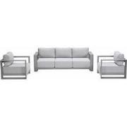 Garden Impressions Malakka loungeset 3 - delig taupe/valley sand