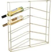 Wijnrek Cuadro - Lichtgoud - 67x7.5x66cm