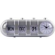 Alarm Clock Retro Tube Calendar Flip