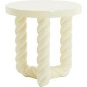 Light & Living - Bijzettafel VALLEJO - Ø46x46cm - Wit