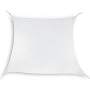 hanSe® Schaduwdoek Vierkant Waterdoorlatend 3,6x3,6 m Zonnedoek Wit