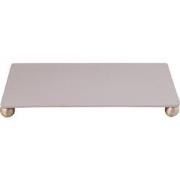 PTMD Plateau Uchizi - 49x29x4 cm - Aluminium - Creme