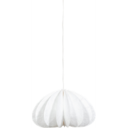 WOOOD Dalia hanglamp - Papier - Wit - 37xØ60 cm