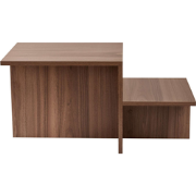 Salontafel 2 niveaus L80 cm - HARMONY