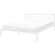 CUSSET  - Tweepersoonsbed - Wit - 180 x 200 cm - Metaal