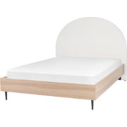 MILLAY - Bed - Gebroken wit - 140 x 200 cm - Stof