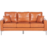 GAVLE - Driezitsbank - Goudbruin - Kunstleer