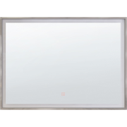 ARGENS - LED-spiegel - Zilver - Synthetisch materiaal