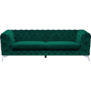 SOTRA - Chesterfield bank - Smaragdgroen - Fluweel