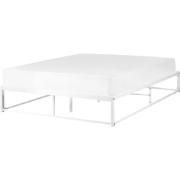 VIRY - Tweepersoonsbed - Wit - 140 x 200 cm - Metaal