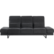 IKAST- Driezitsbank - Zwart - Polyester