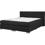 ADMIRAL  - Boxspringbed - Zwart - 140 x 200 cm - Polyester