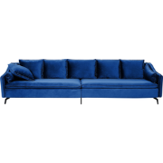 AURE - 4-zitsbank - Marineblauw - Fluweel