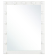 ODENAS - LED-spiegel - Wit - IJzer