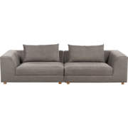 LERMON - Driezitsbank - Bruin - Polyester