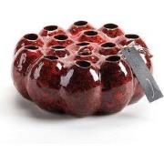 Villa Pottery  Rode Vaas Aruba - 20x20x8