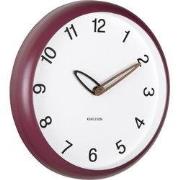Wandklok Bella - Dark mauve - 4.2x30x30cm
