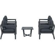 Garden Impressions San Luis loungeset 5-delig - donker grijs