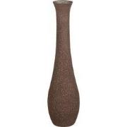 Mica Decorations Vaas Dix - 25x25x99 cm - Gerecycled glas - Donker Bru...